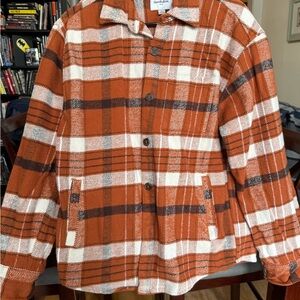 Goodfellow & Co Rust Plaid Jacket